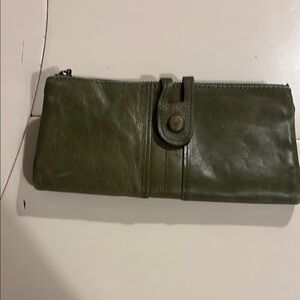 🎁🌞ROULENS Olive Green Leather Key & Card Holder